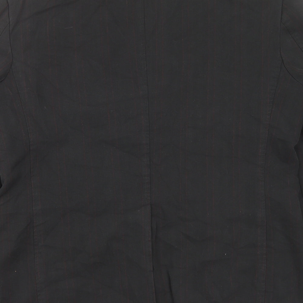 Lakeland Mens Grey Striped Cotton Jacket Blazer Size 40
