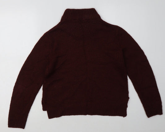 New Look Girls Purple Acrylic Pullover Sweatshirt Size 12-13 Years Pullover