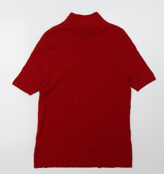 Gerry Weber Womens Red Viscose Pullover Sweatshirt Size 16 Pullover