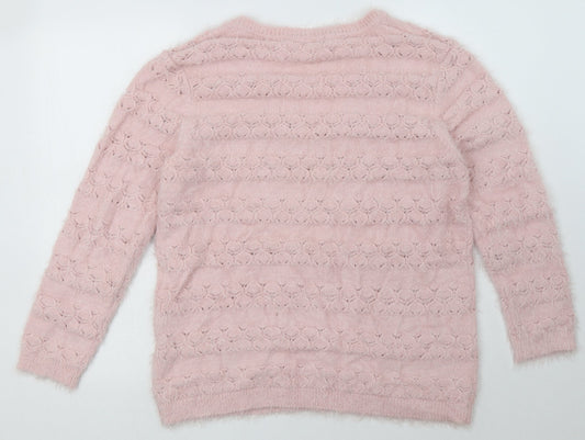 Damart Womens Pink Polyamide Pullover Sweatshirt Size 20 Pullover