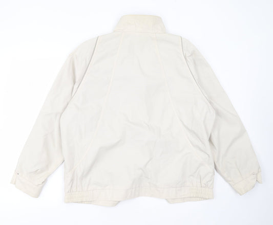 TELEMAC Womens Beige Jacket Size 18 Zip