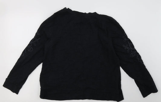 sainsburys Womens Grey Fair Isle Cotton Pullover Sweatshirt Size 16 Pullover