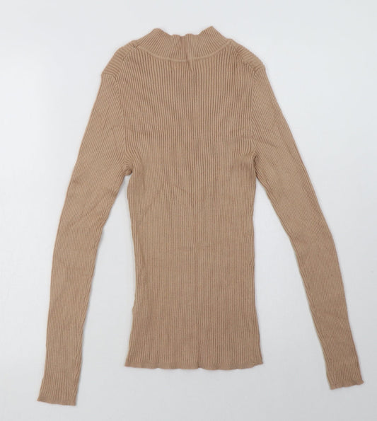 Primark Womens Beige Polyester Pullover Sweatshirt Size 10 Pullover