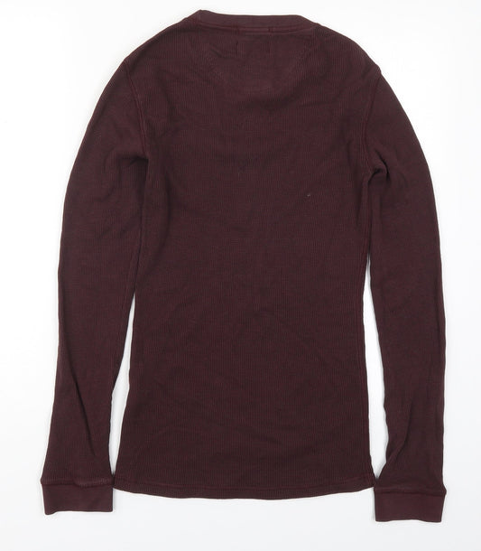 NEXT Mens Purple Cotton Pullover Sweatshirt Size XS