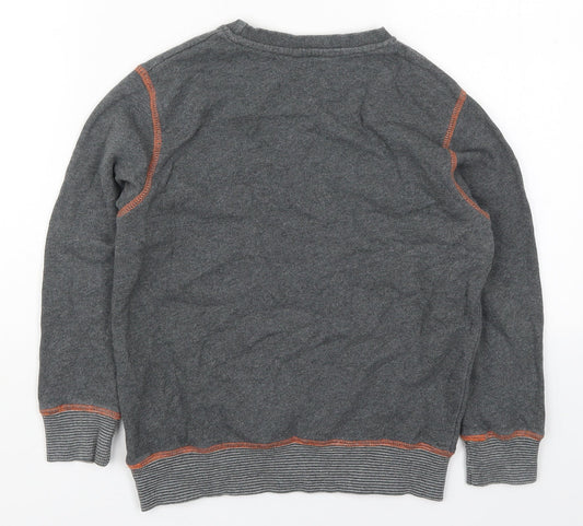 George Boys Grey Cotton Pullover Sweatshirt Size 6-7 Years Pullover - Street Life Voltage NYC