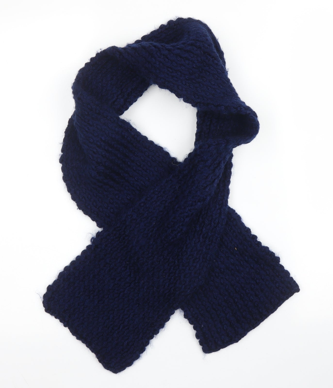 Preworn Unisex Blue Acrylic Scarf
