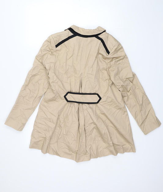 M&S Womens Brown Anorak Coat Size 10