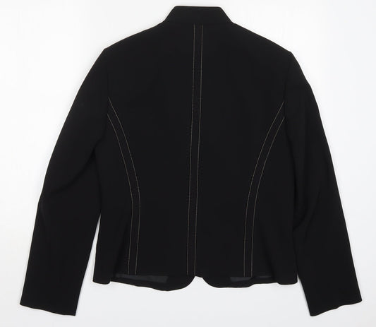 Taifun Womens Black Jacket Size 14 Zip