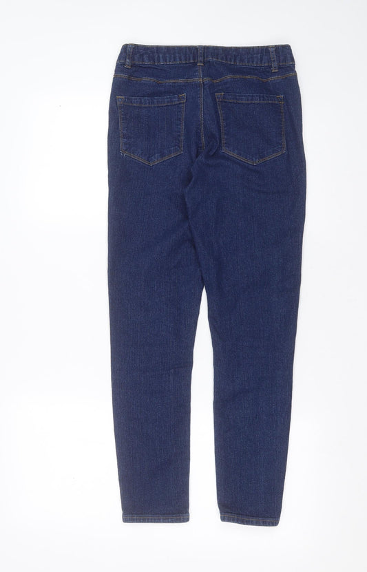 DENIM 365 Womens Blue Cotton Skinny Jeans Size 10 L26 in Extra-Slim