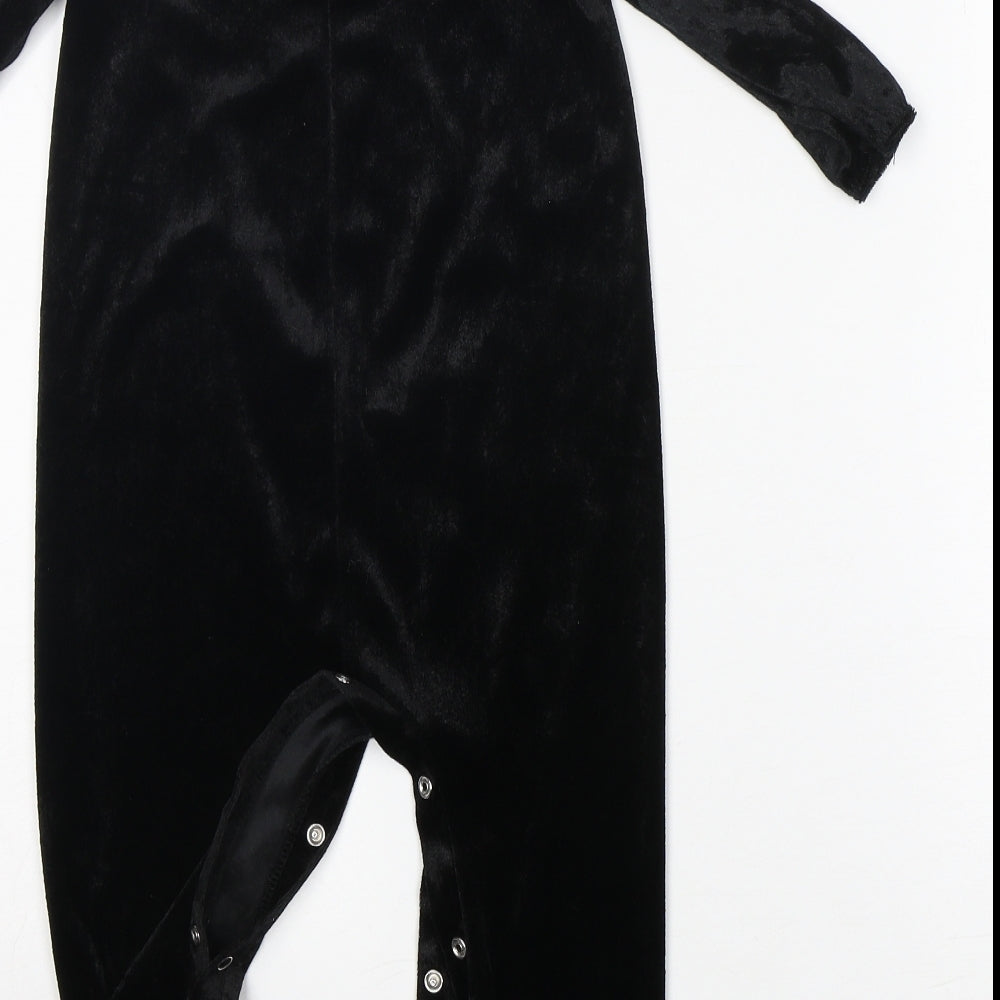 InCharacter Costumes Boys Black Polyester Pullover Dress Shirt One Size Crew Neck - Halloween
