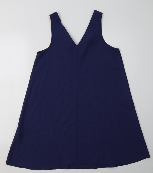 FOREVER 21 Womens Purple Polyester Basic Tank Size S V-Neck