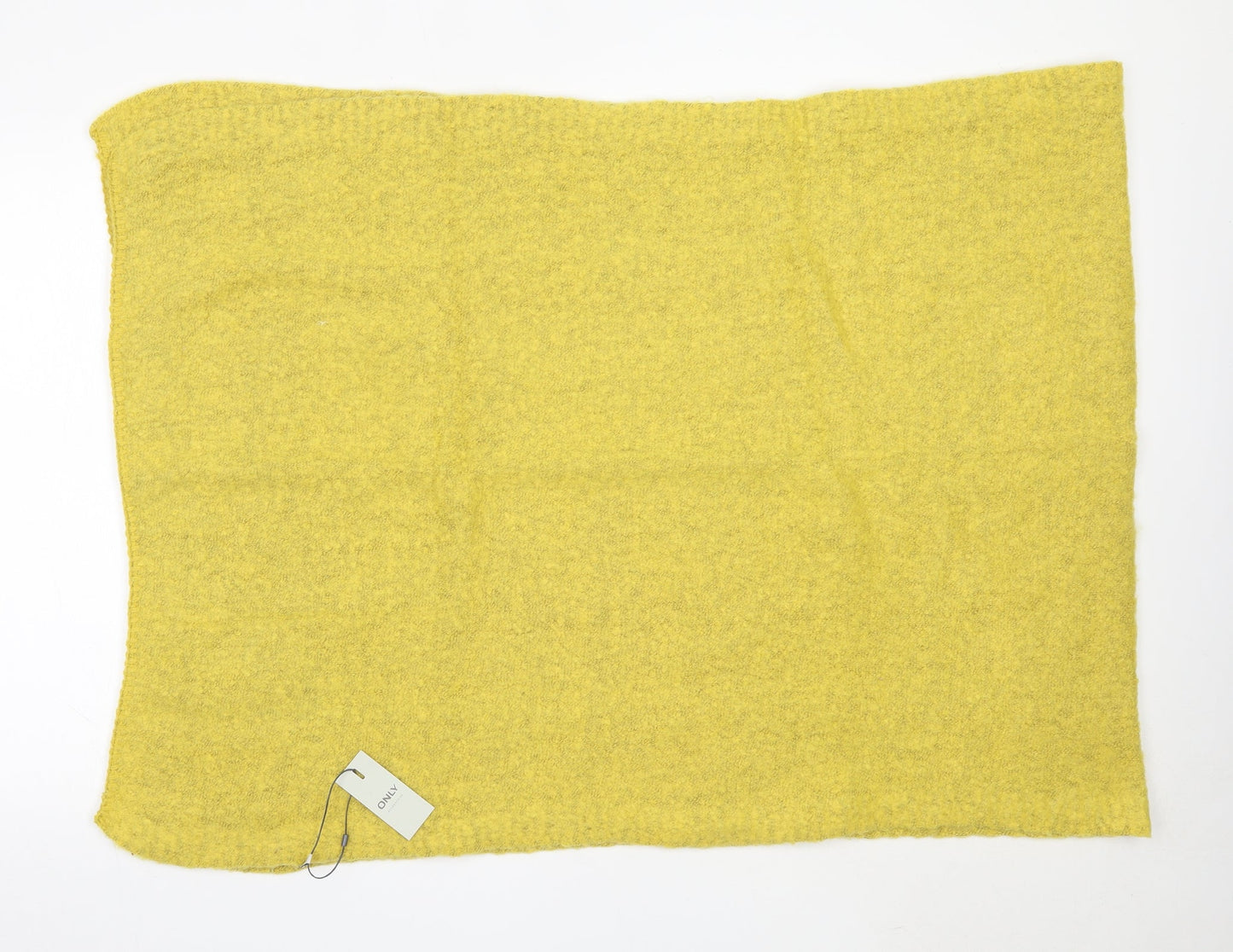 Only Womens Yellow Polyester Shawl/Wrap