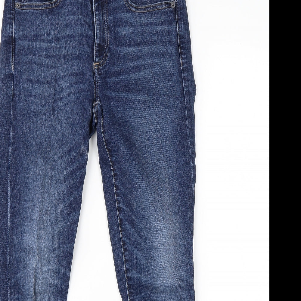 Gap Womens Blue Cotton Skinny Jeans Size 26 in L28 in Regular