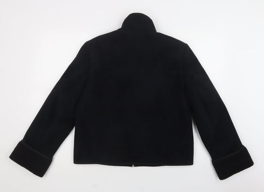 Nexrt Womens Black Jacket Size 12 Zip