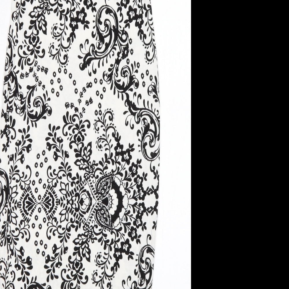 Atmosphere Womens Multicoloured Floral Viscose Pencil Dress Size 10 Round Neck