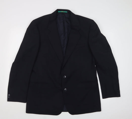 C&A Mens Blue Jacket Blazer Size 42 Button
