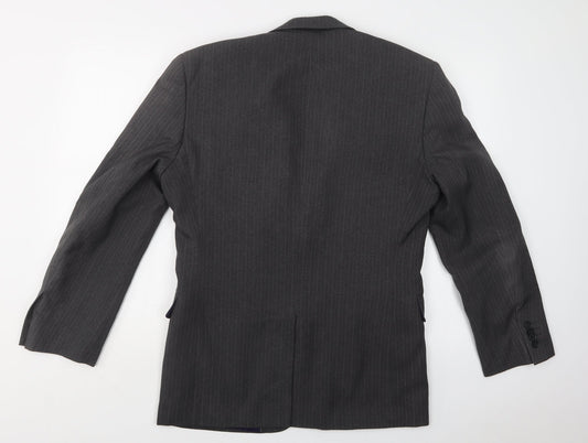 Taylor & Wright Mens Grey Striped Jacket Blazer Size 38