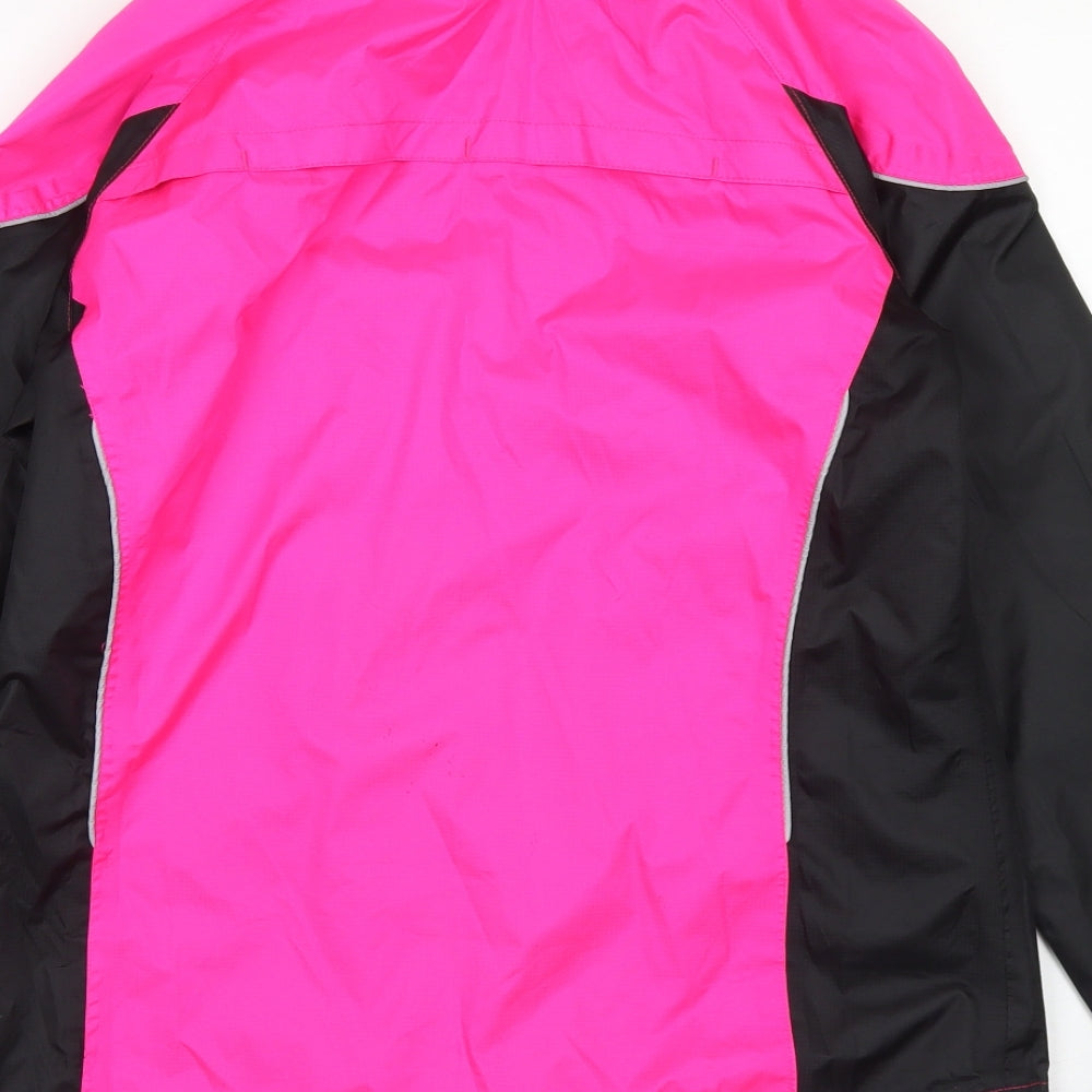 MuddyFox Womens Pink Rain Coat Jacket Size 10 Zip