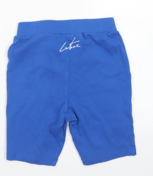 Couture Womens Blue Cotton Biker Shorts Size XS L5 in Regular