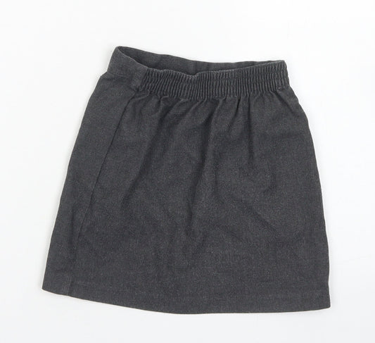 Banner Girls Grey Polyester A-Line Set Size 4-5 Years Regular