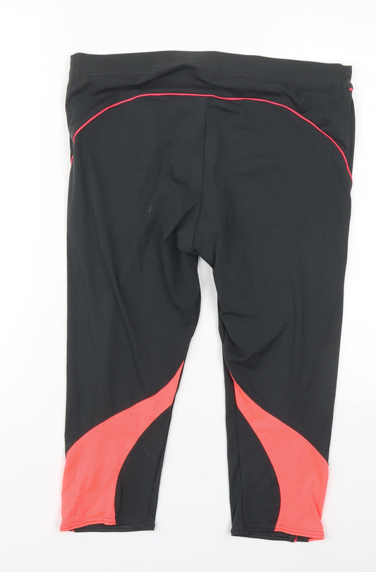 BTWin Womens Grey Polyester Cropped Leggings Size 34 in L18 in Regular - Pink