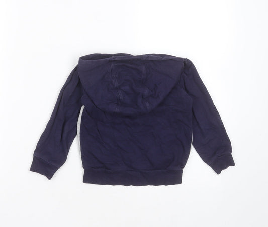 Studio Boys Blue Cotton Pullover Hoodie Size 3-4 Years