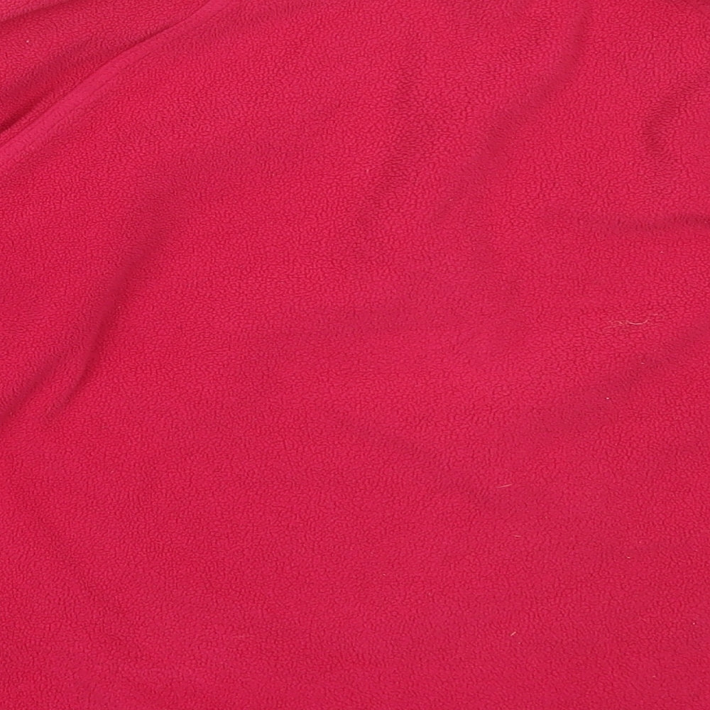 Mountain Life Womens Pink Polyester Henley Sweatshirt Size 12