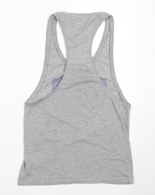 ASOS Mens Grey Polyester T-Shirt Size S Round Neck