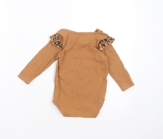 SheIn Girls Brown Cotton Babygrow One-Piece Size 12 Months - daddys little princess