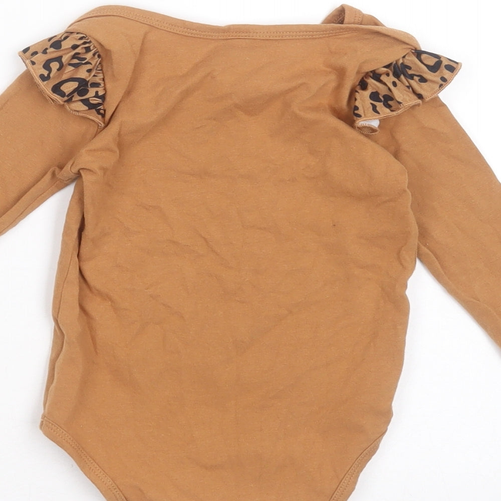 SheIn Girls Brown Cotton Babygrow One-Piece Size 12 Months - daddys little princess