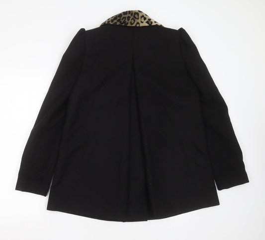 Dorothy Perkins Womens Black Jacket Size 10 Button