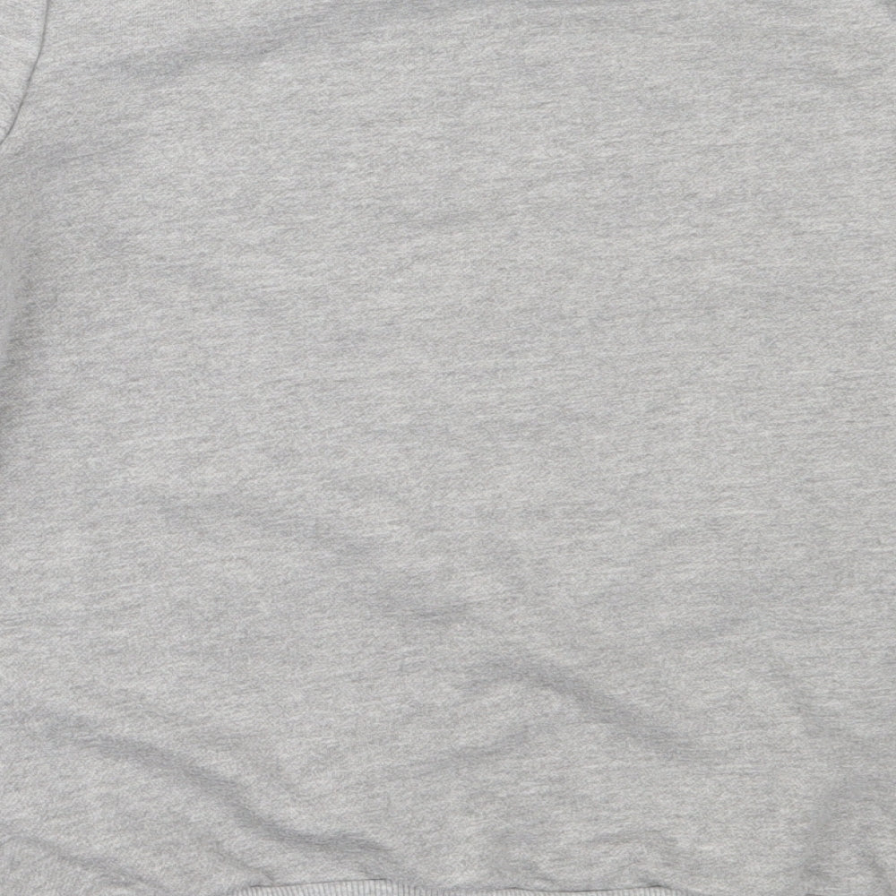 Jubylee Womens Grey Cotton Pullover Sweatshirt Size S