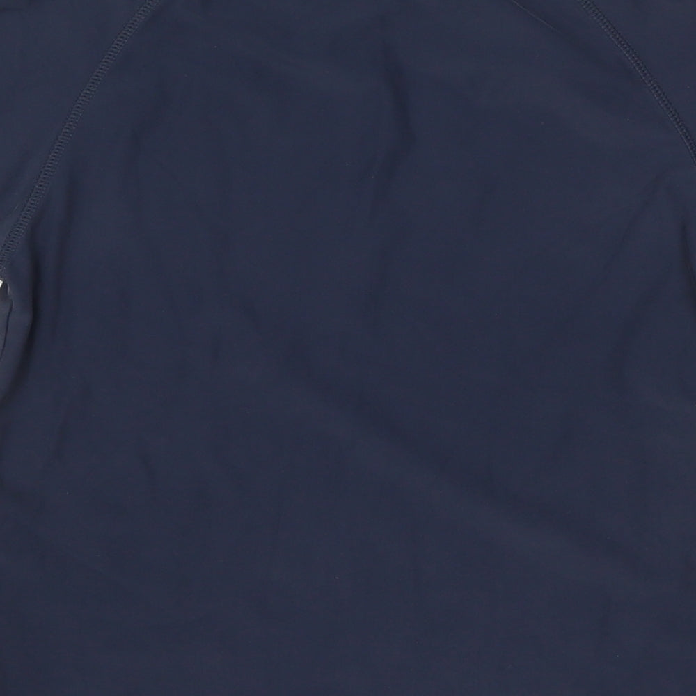 NEXT Boys Blue Nylon Basic T-Shirt Size 9 Years Round Neck Pullover