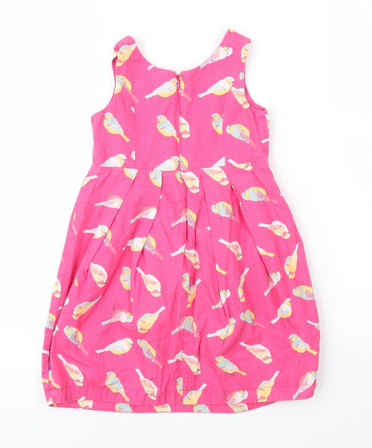 Emma Bunton Girls Pink Cotton A-Line Size 3 Years Round Neck Zip