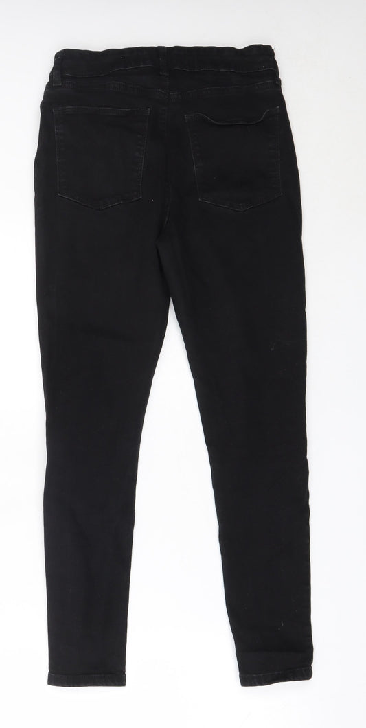 Very Womens Black Cotton Skinny Jeans Size 27 in L25.5 in Regular