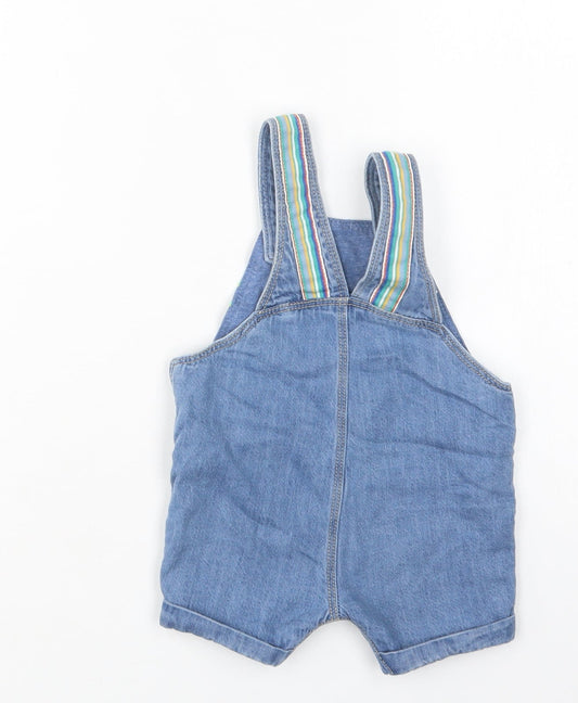 NEXT Baby Blue Cotton Jogger Jeans Size 0-3 Months Snap
