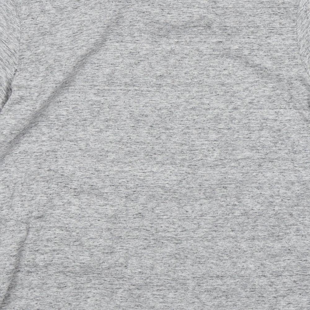 Matalan Boys Grey Cotton Basic T-Shirt Size 10 Years Round Neck - Skate