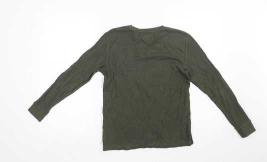 NEXT Boys Green Cotton Pullover Sweatshirt Size 10 Years