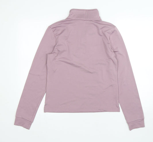 Preworn Womens Purple Polyester Pullover Sweatshirt Size M