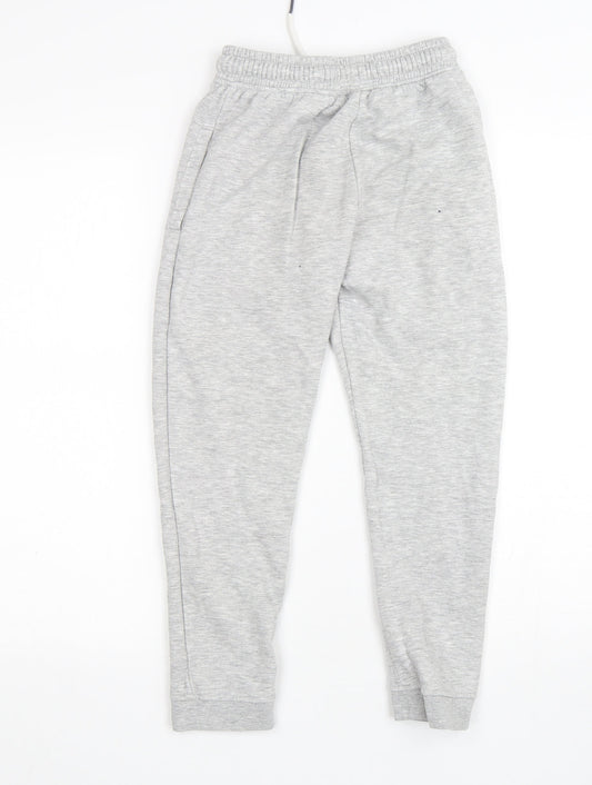 NEXT Boys Grey Cotton Sweatpants Trousers Size 9 Months Slim