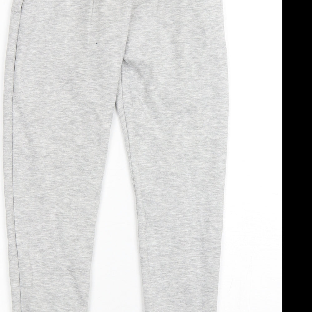 NEXT Boys Grey Cotton Sweatpants Trousers Size 9 Months Slim