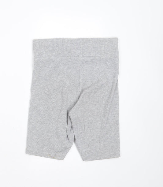 Pineapple dance studios Womens Grey Polyester Biker Shorts Size XS L7 in Extra-Slim
