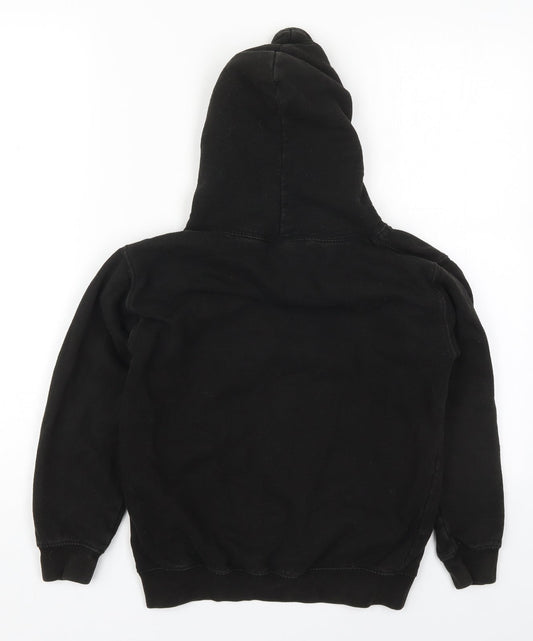All We Do is Boys Black Cotton Pullover Hoodie Size 9-10 Years Pullover - GGTV