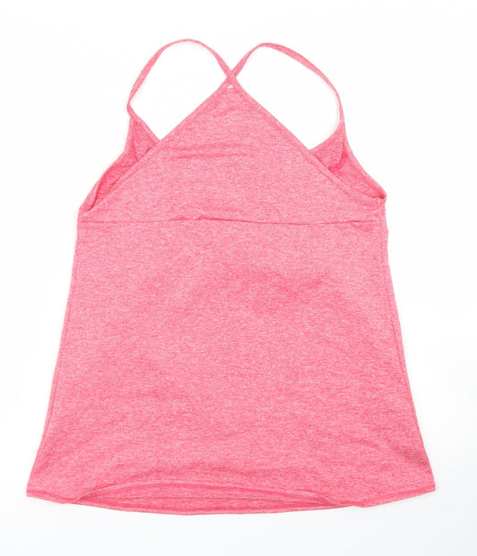 Studiotwo Womens Pink Polyester Camisole T-Shirt Size 10 Round Neck