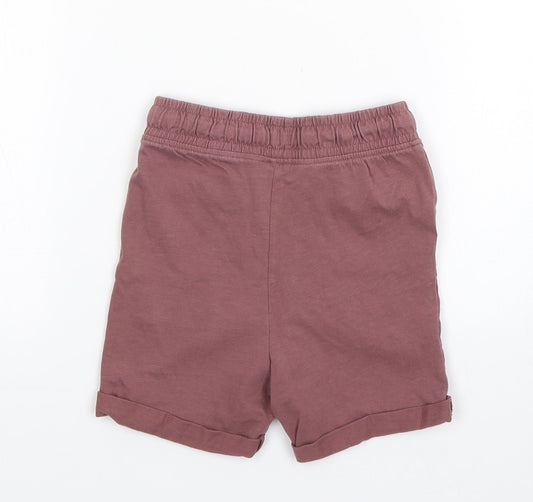 Nutmeg Girls Purple Cotton Sweat Shorts Size 2-3 Years Regular