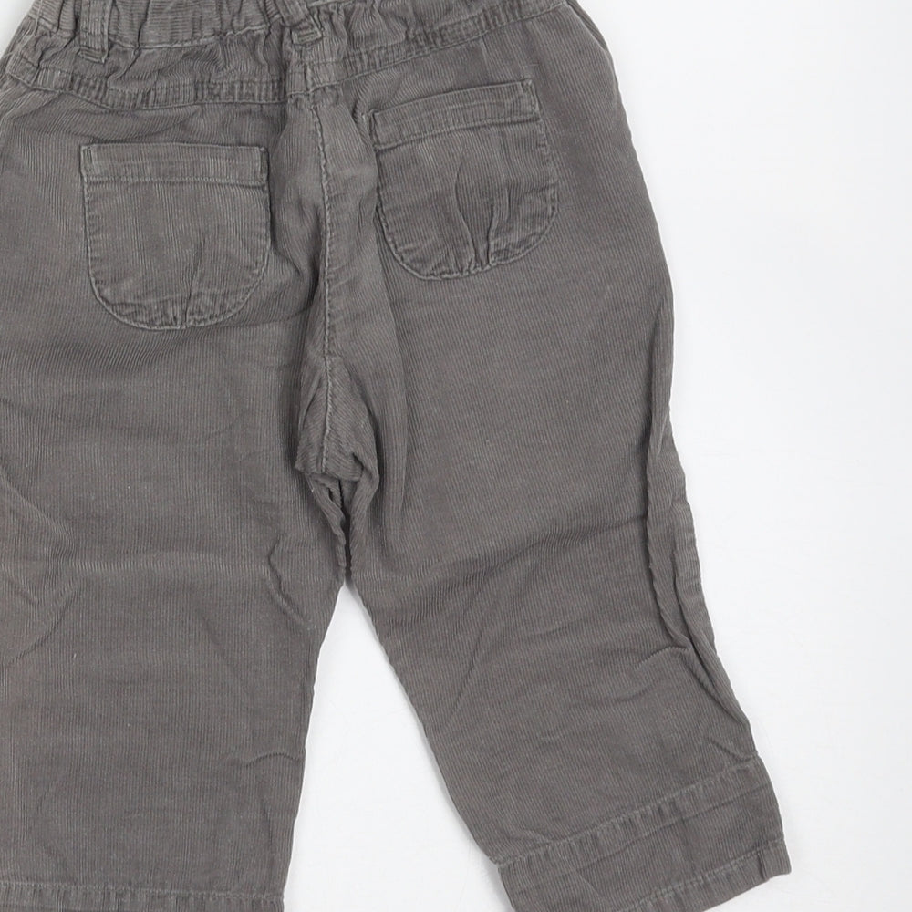 Obaibi Baby Grey Cotton Trousers Size 12 Months