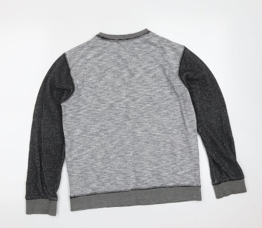George Boys Grey Cotton Pullover Sweatshirt Size 11-12 Years - city