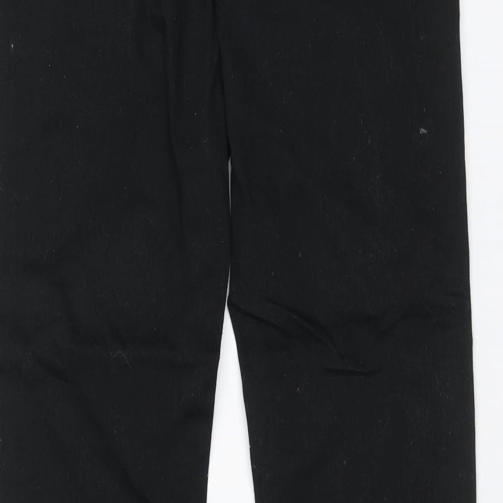 South Womens Black Cotton Straight Jeans Size 8 L29 in Regular Zip