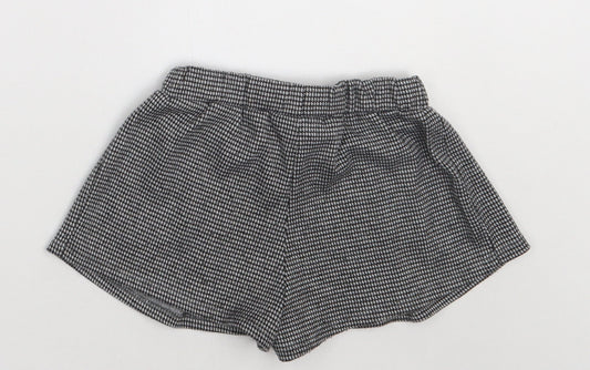 Fagottino Girls Black Polyester Skater Skort Size 2 Years Regular Pull On
