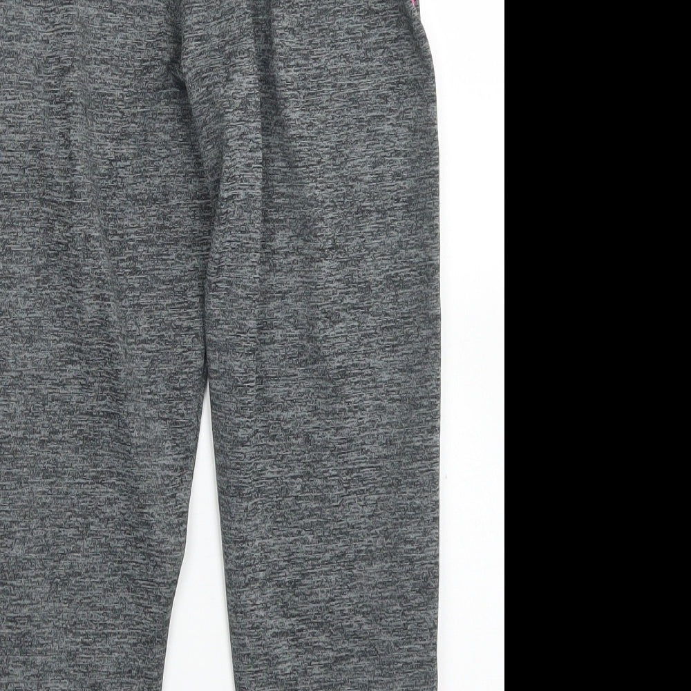 Peacocks Womens Grey Polyester Compression Shorts Size 8 L17 in Regular